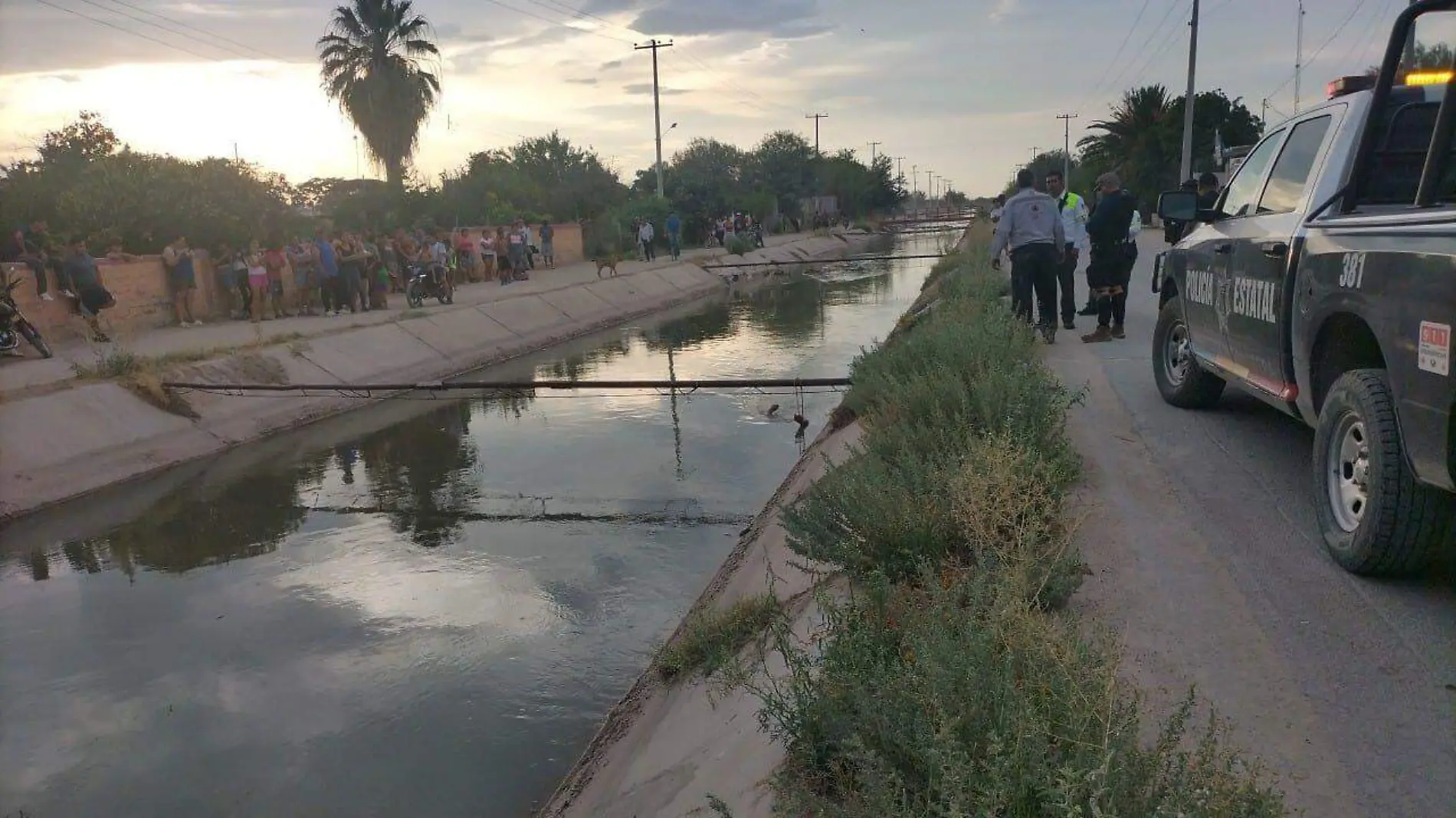 hombre encontrado canal